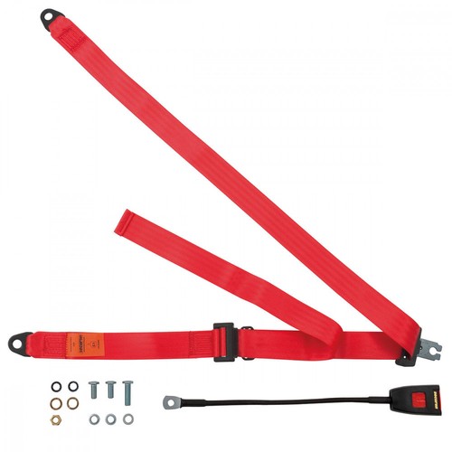 Front static seat belt - static,